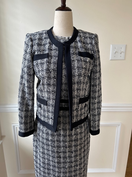 Brooks Brothers Jackets & Blazers - Brooks Brothers Black and White Tweed Jacket